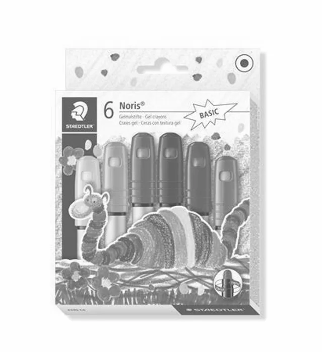 Główne zdjęcie produktu Voskovky "Noris Club", 6 barev, gelové, STAEDTLER