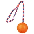 Następne zdjęcie produktu Piłka do rzucania grudkowata na sznurku 7cm/30cm - TRIXIE