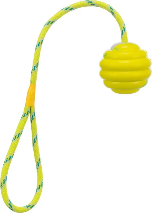 Główne zdjęcie produktu Vrhací vlnitý míč na šňůře 6 cm/30 cm