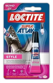 Vteřinové lepidlo "Loctite Super Attak Style", 3 g, HENKEL
