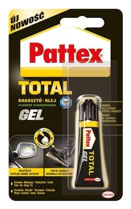 Główne zdjęcie produktu Vteřinové lepidlo "Pattex Total Gel", 8g, HENKEL