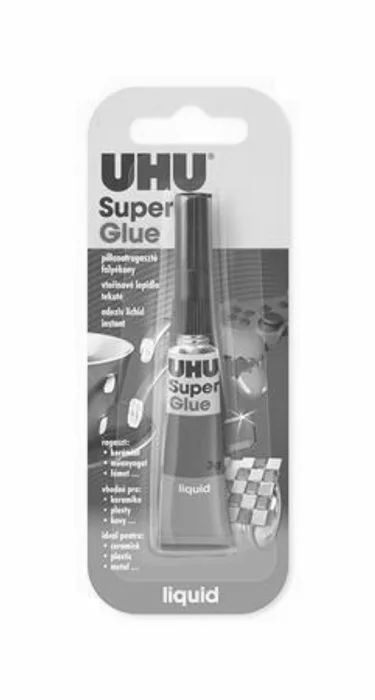Główne zdjęcie produktu Vteřinové lepidlo Uhu Super Glue 3 g, tekuté