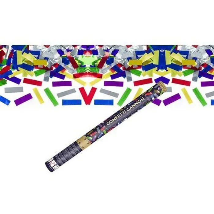 Główne zdjęcie produktu Vystřelovací konfety 80cm metallic [1 ks]