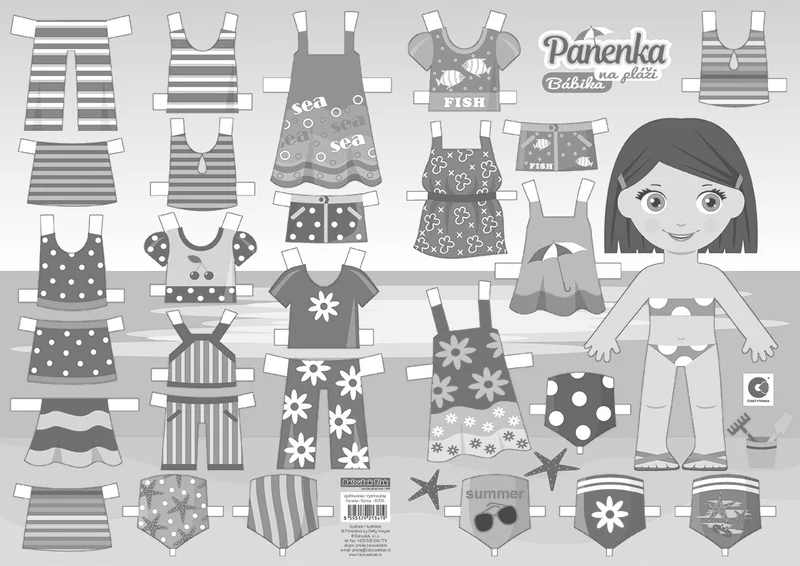 Główne zdjęcie produktu Vystřihovánka Panenka