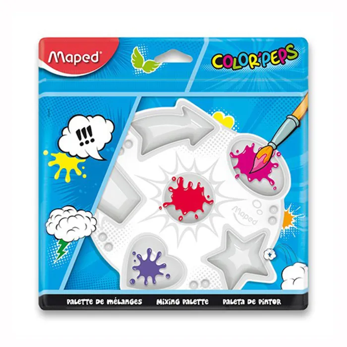 Główne zdjęcie produktu Výtvarná paleta Maped Color'Peps, výtvarná paleta na 6 barev