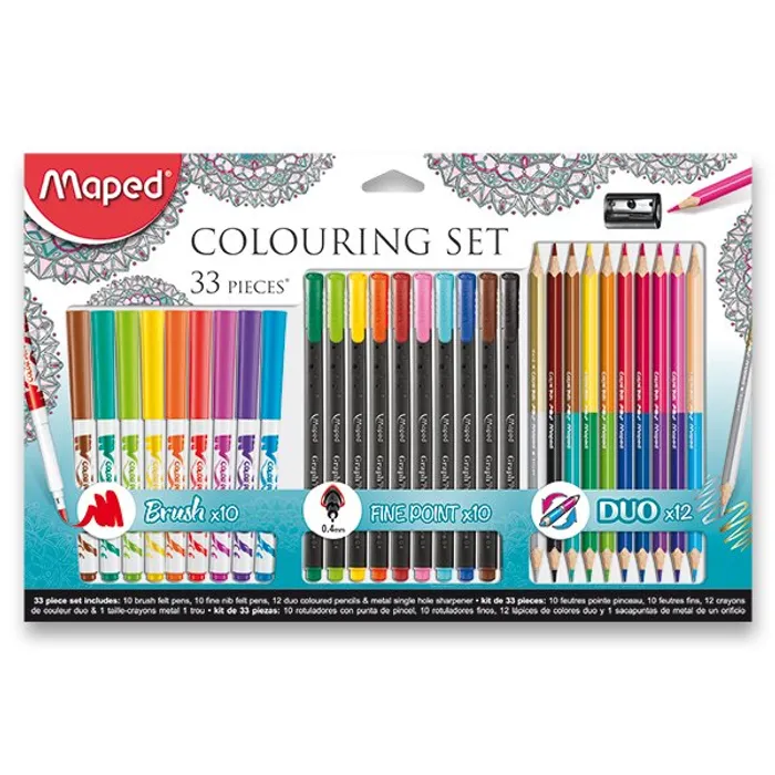 Główne zdjęcie produktu Výtvarná sada Maped Coloring set souprava, 33 ks