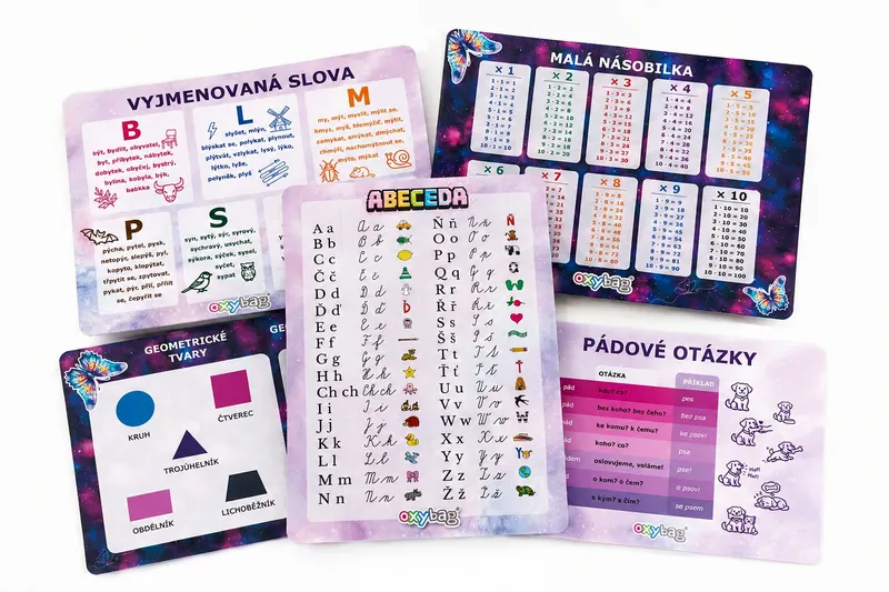 Główne zdjęcie produktu Vzdělávací karty A4 Motýl sada