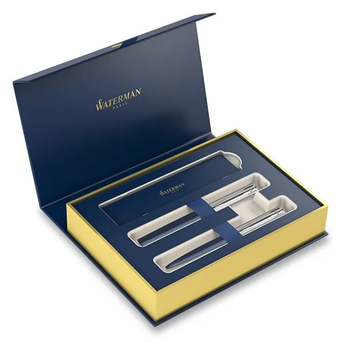 Główne zdjęcie produktu Waterman Allure DeLuxe Blue sada plnicí pero a kuličkové pero