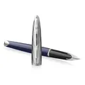 Waterman Carene Made in France DLX Blue CT stalówka do pióra wiecznego F
