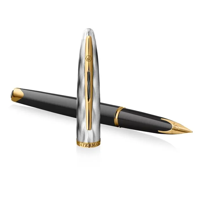 Główne zdjęcie produktu Waterman Carene Reflections of Paris SE DLX Black GT plnicí pero hrot F