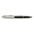 Pióro wieczne Waterman Carene Reflections of Paris SE DLX Black GT stalówka F