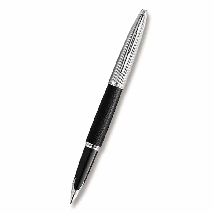 Główne zdjęcie produktu Waterman Carene SE Black Leather plnicí pero, hrot EF