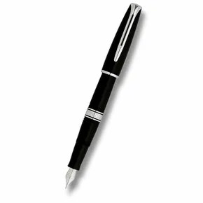 Waterman Charleston Ebony Black CT plnicí pero, hrot F