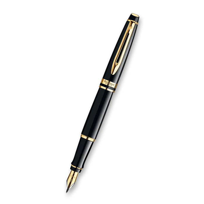 Główne zdjęcie produktu Waterman Expert Black Lacquer GT hrot F