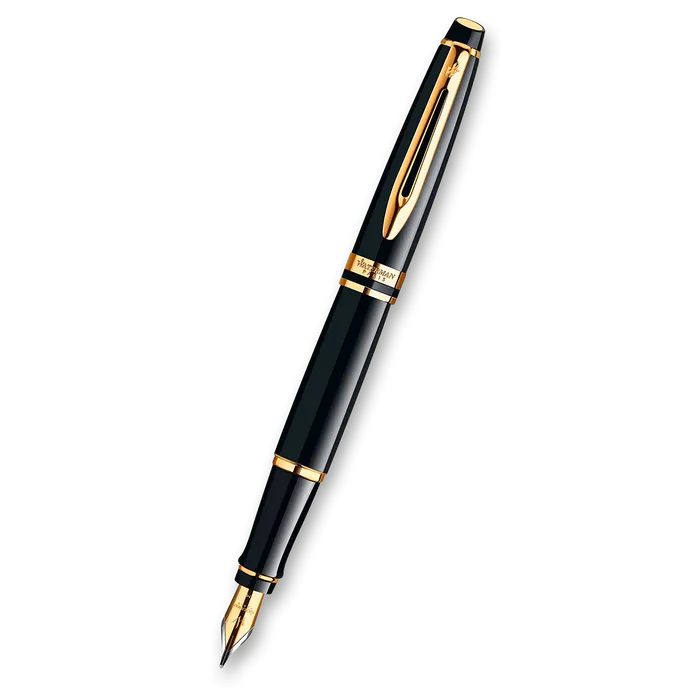 Główne zdjęcie produktu Waterman Expert Black Lacquer GT hrot M