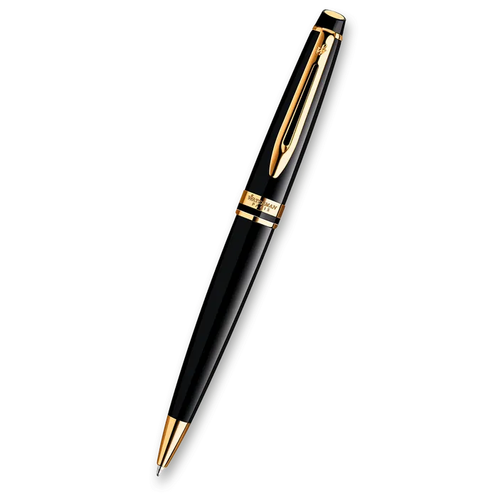 Główne zdjęcie produktu Waterman Expert Black Lacquer GT kuličková tužka