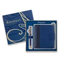 Waterman Expert Blue GT kuličková tužka, dárková kazeta se zápisníkem
