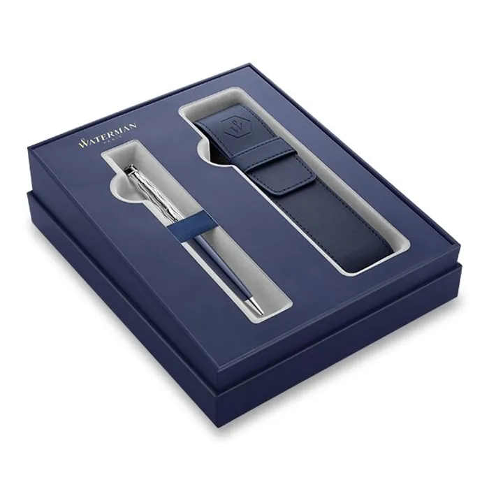 Główne zdjęcie produktu Waterman Expert Made in France DLX Blue CT kuličková tužka, dárková kazeta s pouzdrem