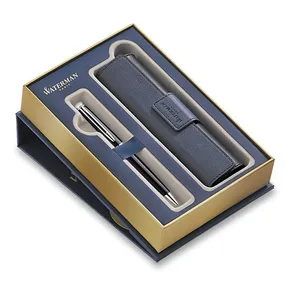 Długopis Waterman Hémisphere Black Lacquer CT, zestaw upominkowy z etui