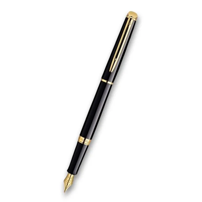 Główne zdjęcie produktu Waterman Hémisphere Black Lacquer GT hrot M