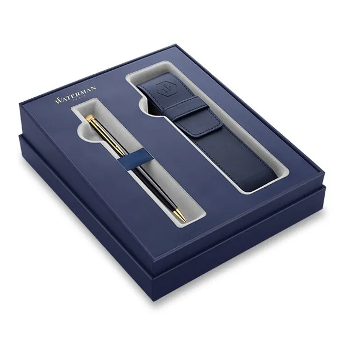 Główne zdjęcie produktu Waterman Hémisphere Black Lacquer GT kuličková tužka, dárková kazeta s pouzdrem
