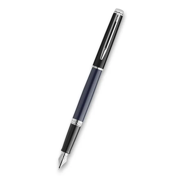 Główne zdjęcie produktu Waterman Hémisphere Colour Blocking Black & Blue CT plnicí pero hrot F