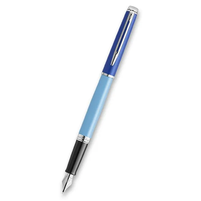 Główne zdjęcie produktu Waterman Hémisphere Colour Blocking Blue CT plnicí pero hrot F