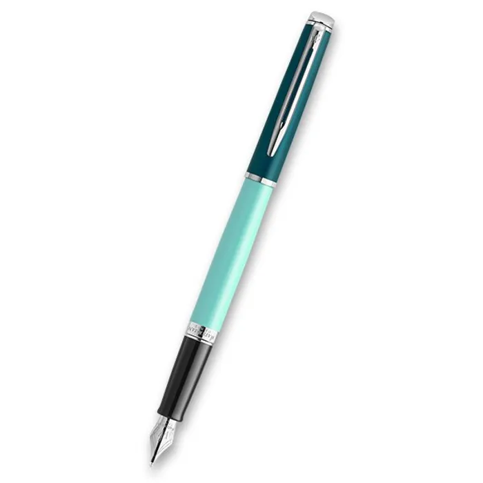 Główne zdjęcie produktu Waterman Hémisphere Colour Blocking Green CT plnicí pero hrot F