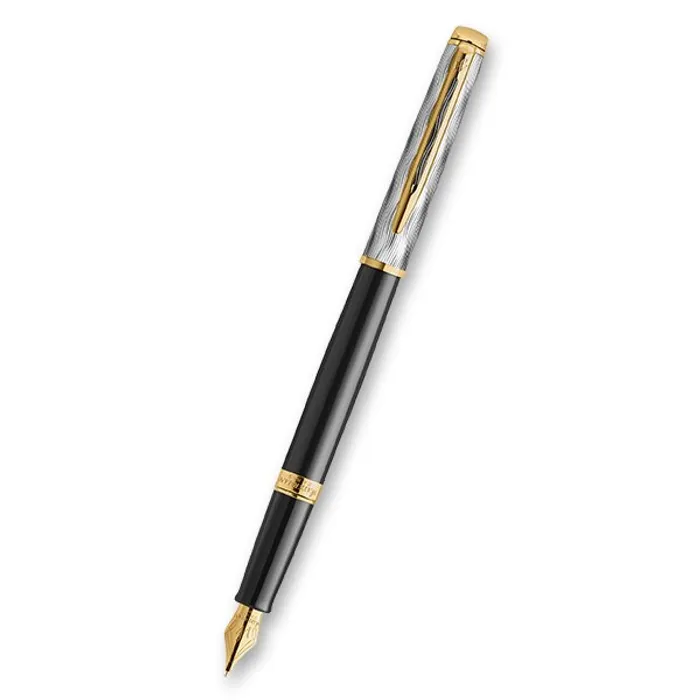 Główne zdjęcie produktu Waterman Hémisphére Deluxe Black GT sada plnicí pero a pouzdro