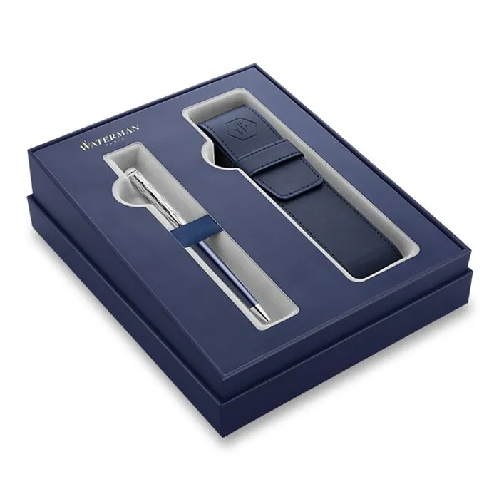 Główne zdjęcie produktu Waterman Hémisphére Made in France DLX Blue CT kuličková tužka, dárková kazeta s pouzdrem