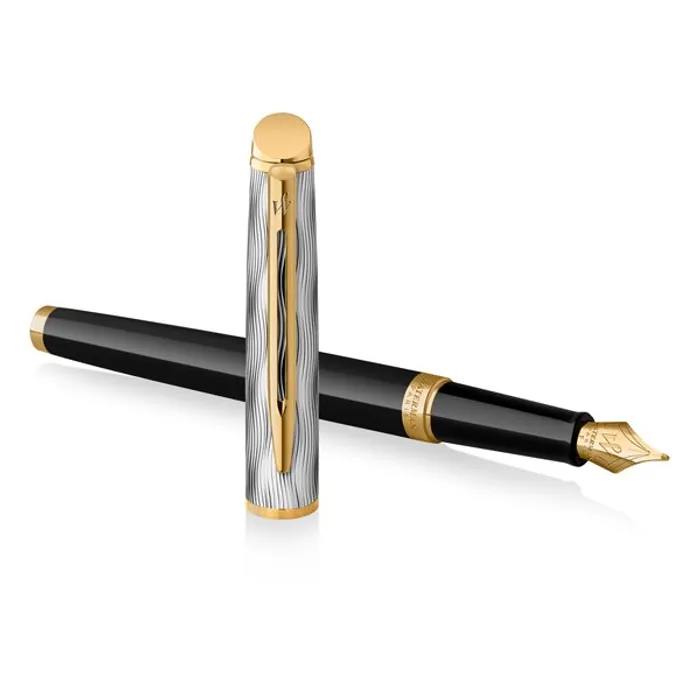 Główne zdjęcie produktu Waterman Hémisphére Reflections of Paris SE DLX Black GT plnicí pero, hrot M