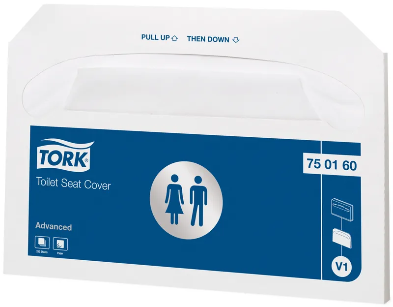 Główne zdjęcie produktu WC podložky papírové TORK Vipseat Cover - splachovatelné [250 ks]