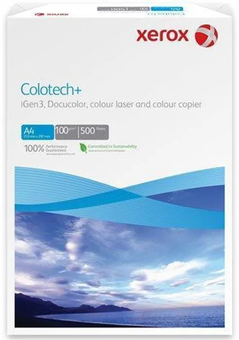 Główne zdjęcie produktu Xerografický papír "Colotech", pro digitální tisk, A4, 100g, XEROX
