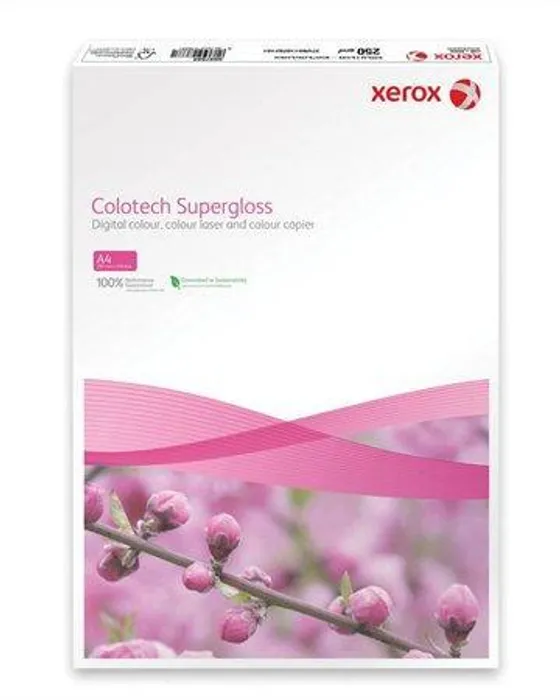Główne zdjęcie produktu Xerografický papír "Colotech Supergloss", vysocelesklý, pro digitální tisk, A4, 160g, XERO