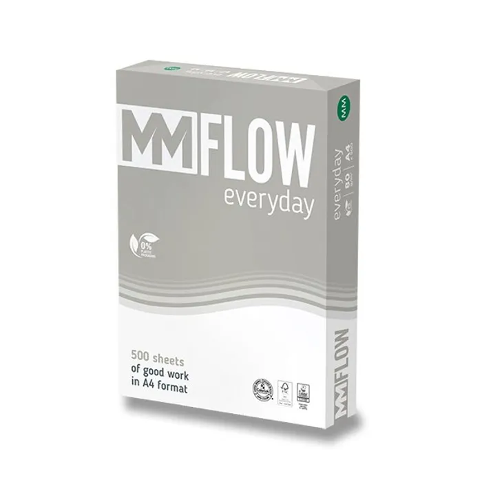 Główne zdjęcie produktu Xerografický papír MM Flow Everyday A4, 80 g, 5 x 500 listů