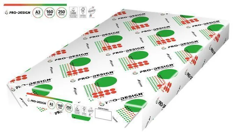 Główne zdjęcie produktu Xerografický papír, pro digitální tisk, A3, 160g, PRO-DESIGN [250 listů]