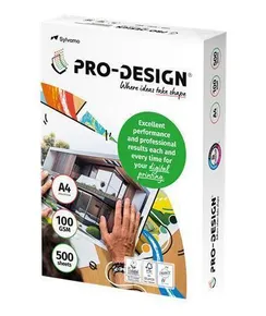 Papier kserograficzny, do druku cyfrowego, A4, 100g, PRO-DESIGN [500 ark.]