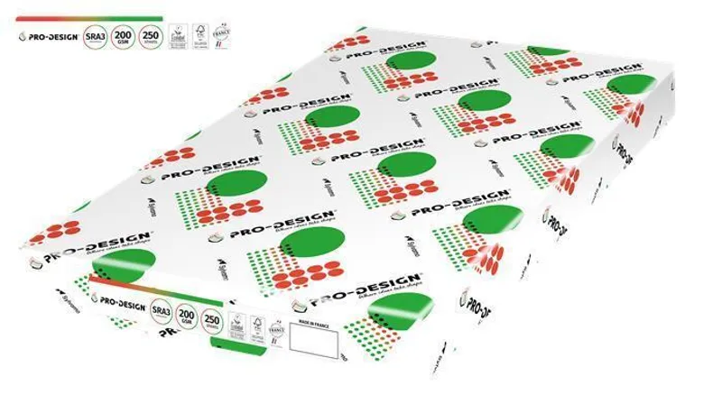 Główne zdjęcie produktu Xerografický papír, SRA3, 450x320 mm, 200 g, digitální, PRO-DESIGN