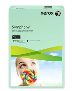 Papier kserograficzny Symphony, zielony, A4, 80g, XEROX