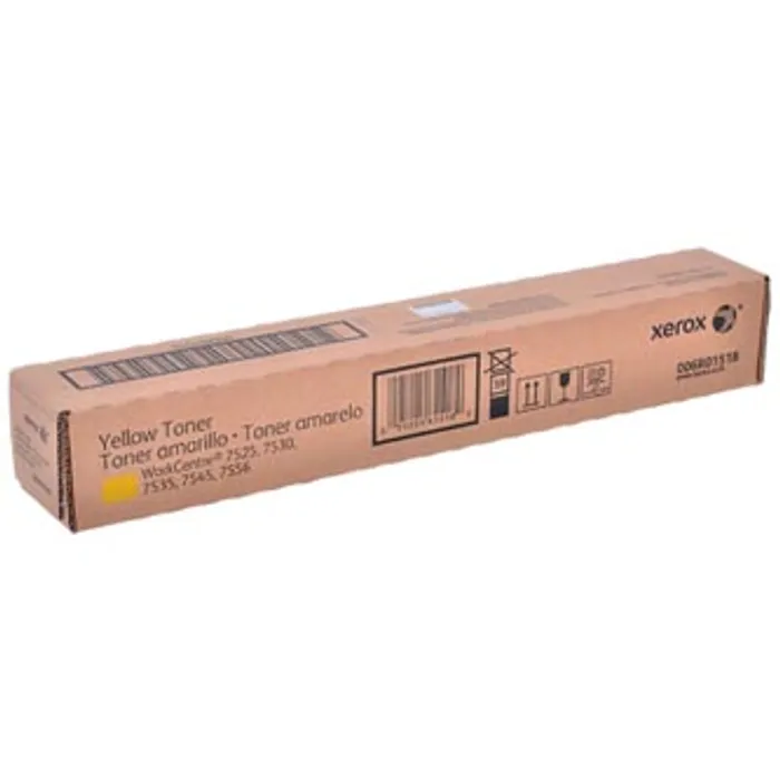 Główne zdjęcie produktu Xerox originální toner 006R01518, yellow, 15000str., Xerox WorkCentre 7525, 7530, O