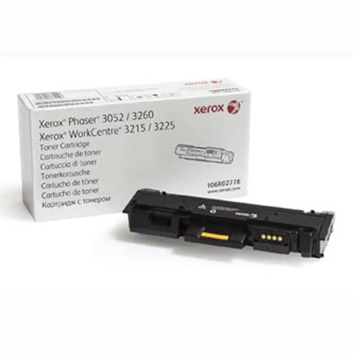 Główne zdjęcie produktu Xerox originální toner 106R02778, black, 3000str., Xerox Phaser 3052,3260, WorkCentre 321
