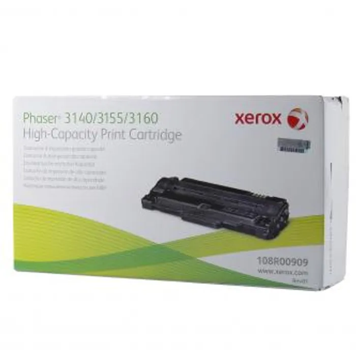 Główne zdjęcie produktu Xerox originální toner 108R00909, black, 2500str., Xerox Phaser 3140, 3155, 3160, O