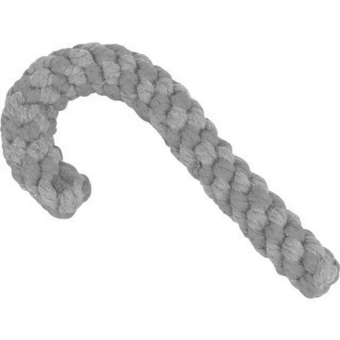 Główne zdjęcie produktu Xmas CANDY CANE - vánoční uzlovaná hůlka , 19 cm, bavlněné lano