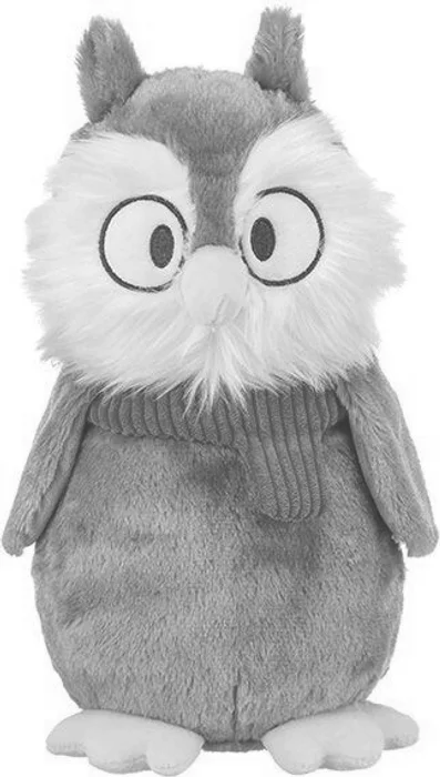 Główne zdjęcie produktu Xmas Owl - vánoční sova, plyšová hračka pro psy, 33 cm