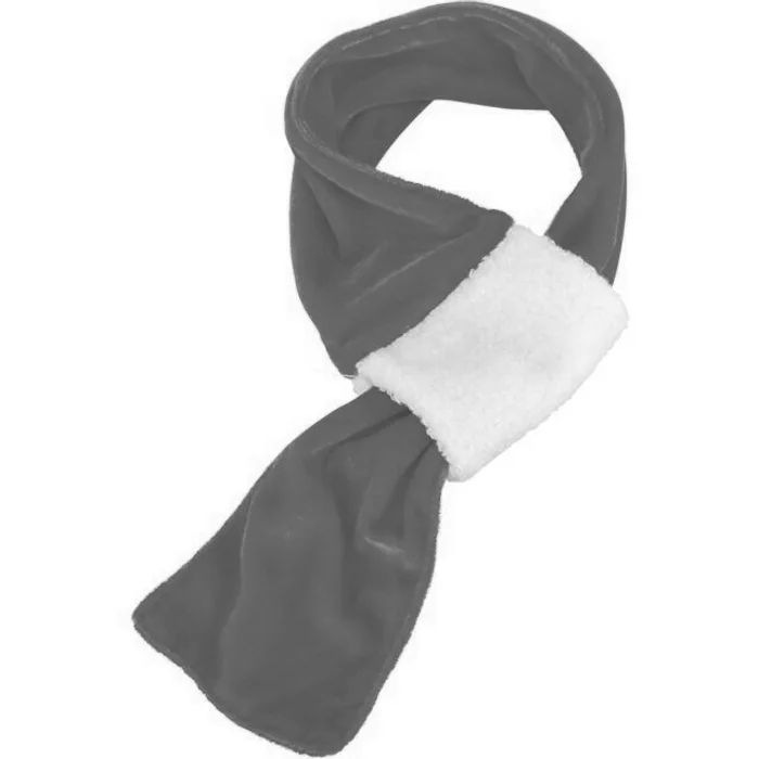 Główne zdjęcie produktu Xmas SCARF - vánoční sametová šála, červená/bílá 50 cm