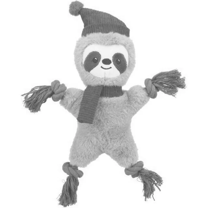 Główne zdjęcie produktu Xmas SLOTH - vánoční lenochod 30 cm, píská/šustí, plyš/lano