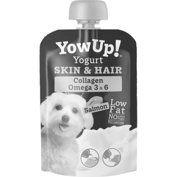 Główne zdjęcie produktu YOWUP! jogurtová kapsička SKIN & HAIR pro psy, 115 g