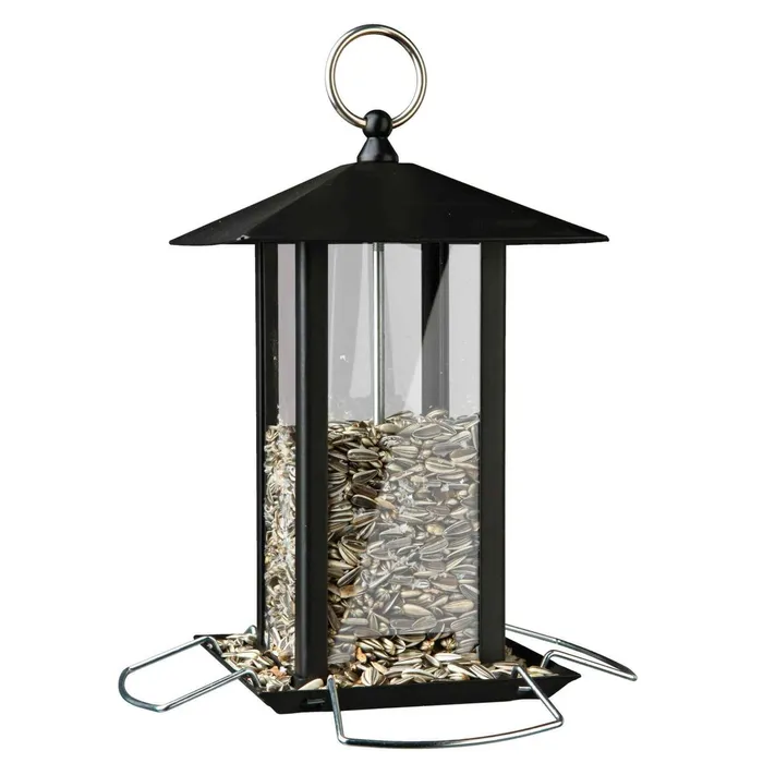 Główne zdjęcie produktu Zahradní krmítko lucerna pro venkovní ptáky 19x20x19 cm
