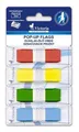Zakładki do książek z magazynkiem, 4x36 kartek, 43x12,5 mm, VICTORIA, mieszane kolory