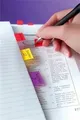 Zakładki do książek z magazynkiem, 50 kartek, 25x43 mm, żółte, 3M POSTIT